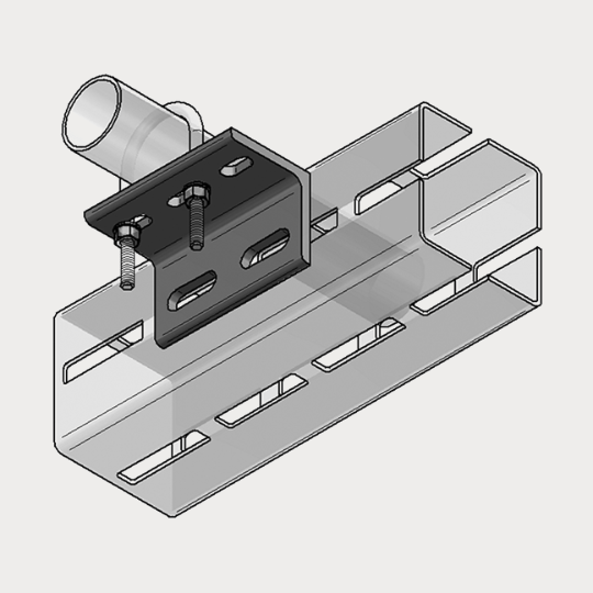 TekSpan Modular Steel Frames System tekspan pipe holder angle bracket 1