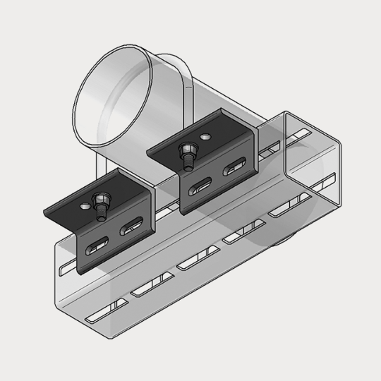 TekSpan Modular Steel Frames System tekspan pipe holder angle bracket 2